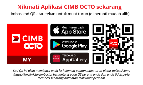 Kod QR Aplikasi CIMB OCTO